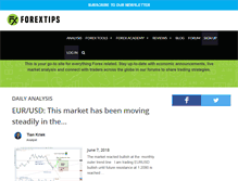 Tablet Screenshot of forextips.com
